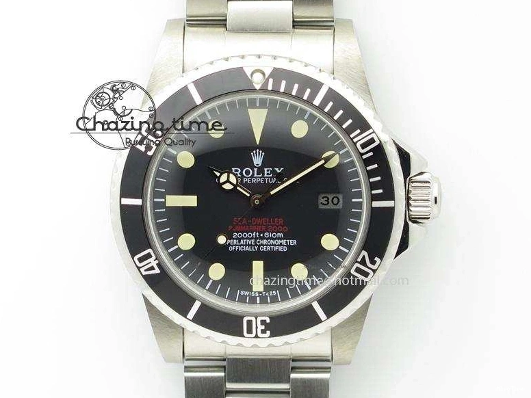 MiroTime 0501 SoftTouch Vintage Sea Dweller 1665 JKF Best Edition Double Red On Bracelet A 3980
